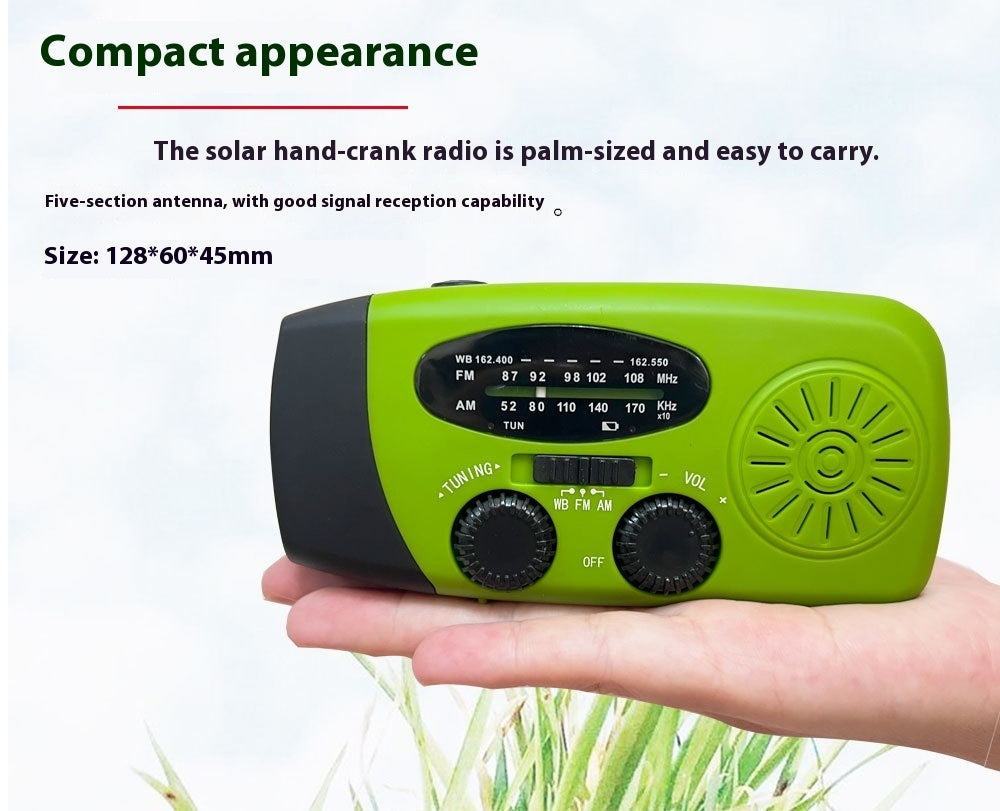 Mini draagbare noodgevallen radio